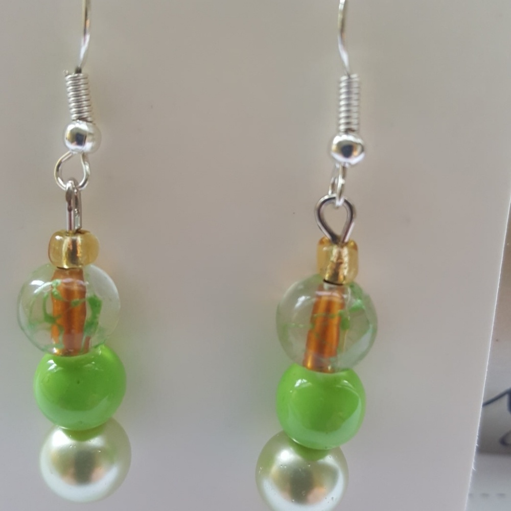 💚💚 Ga Ga for Green, // Statement Earrings// 💚💚